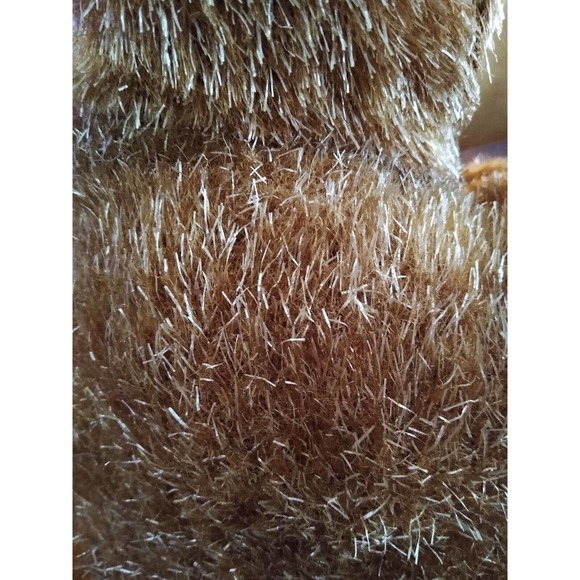 Teddy Bear rubber face vintage stuffed wood wool filled Carnival prize 1950s - Picture 11 of 11